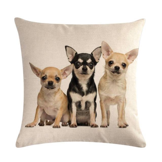 Dog Design Throw Pillow Covers