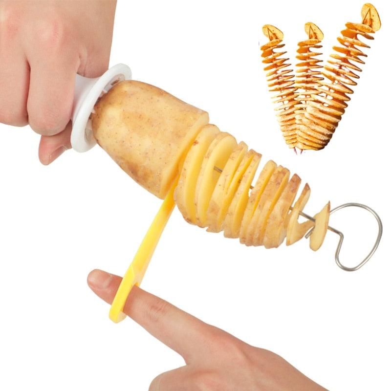 Potato Slicer BBQ Skewers