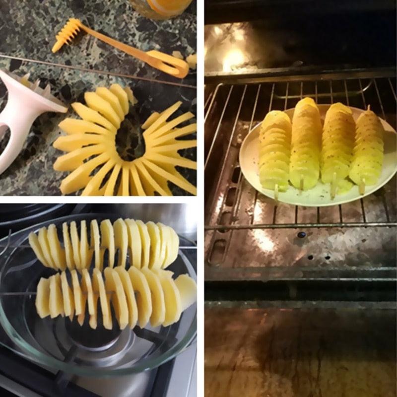 Potato Slicer BBQ Skewers
