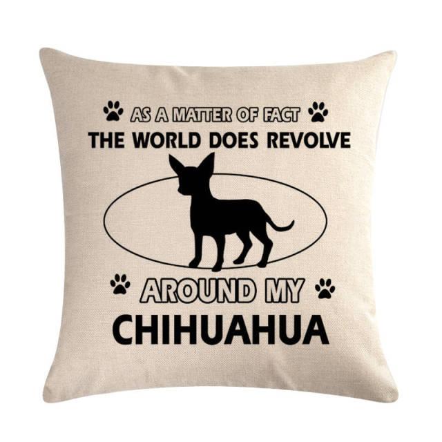 Dog Design Throw Pillow Covers