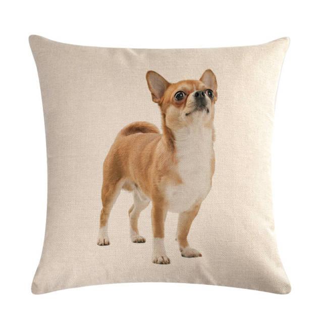 Dog Design Throw Pillow Covers