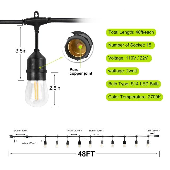LED Retro Edison Filament Bulb