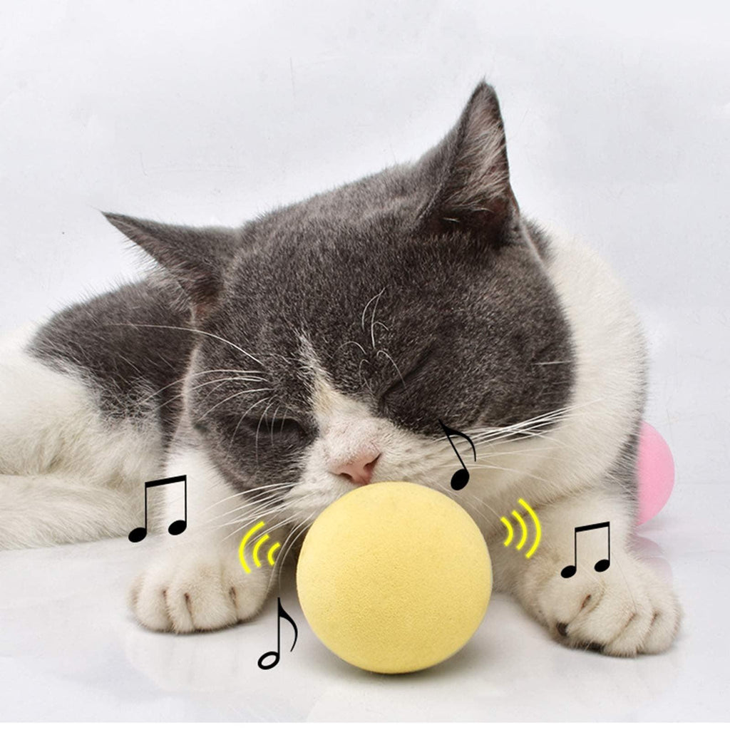 Interactive Chirping Catnip Balls