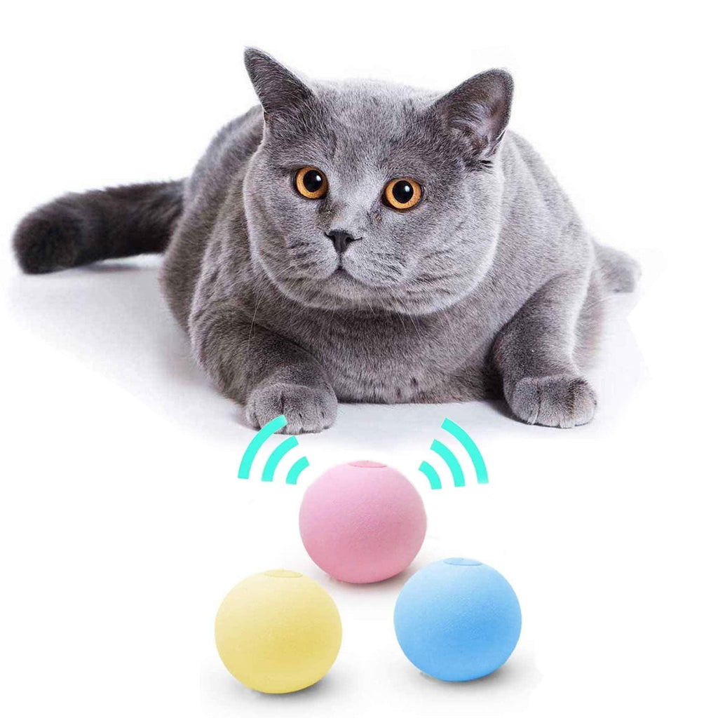 Interactive Chirping Catnip Balls