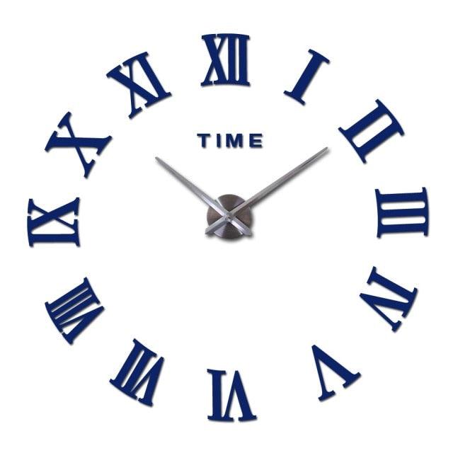 Large Roman Mirror Wall Clock