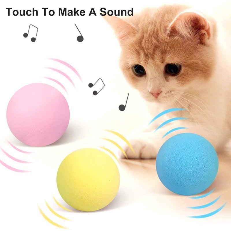 Interactive Chirping Catnip Balls