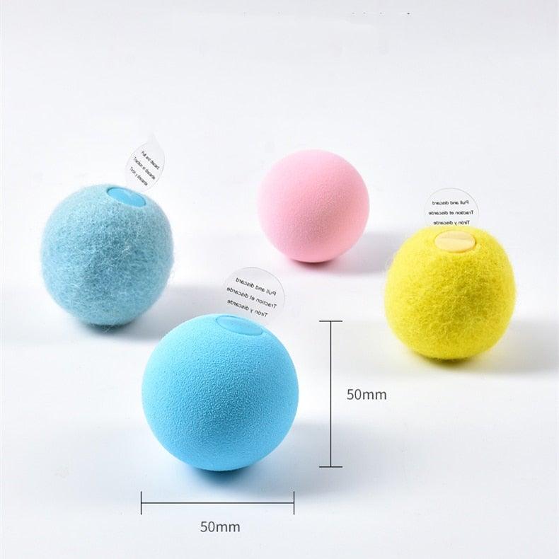 Interactive Chirping Catnip Balls