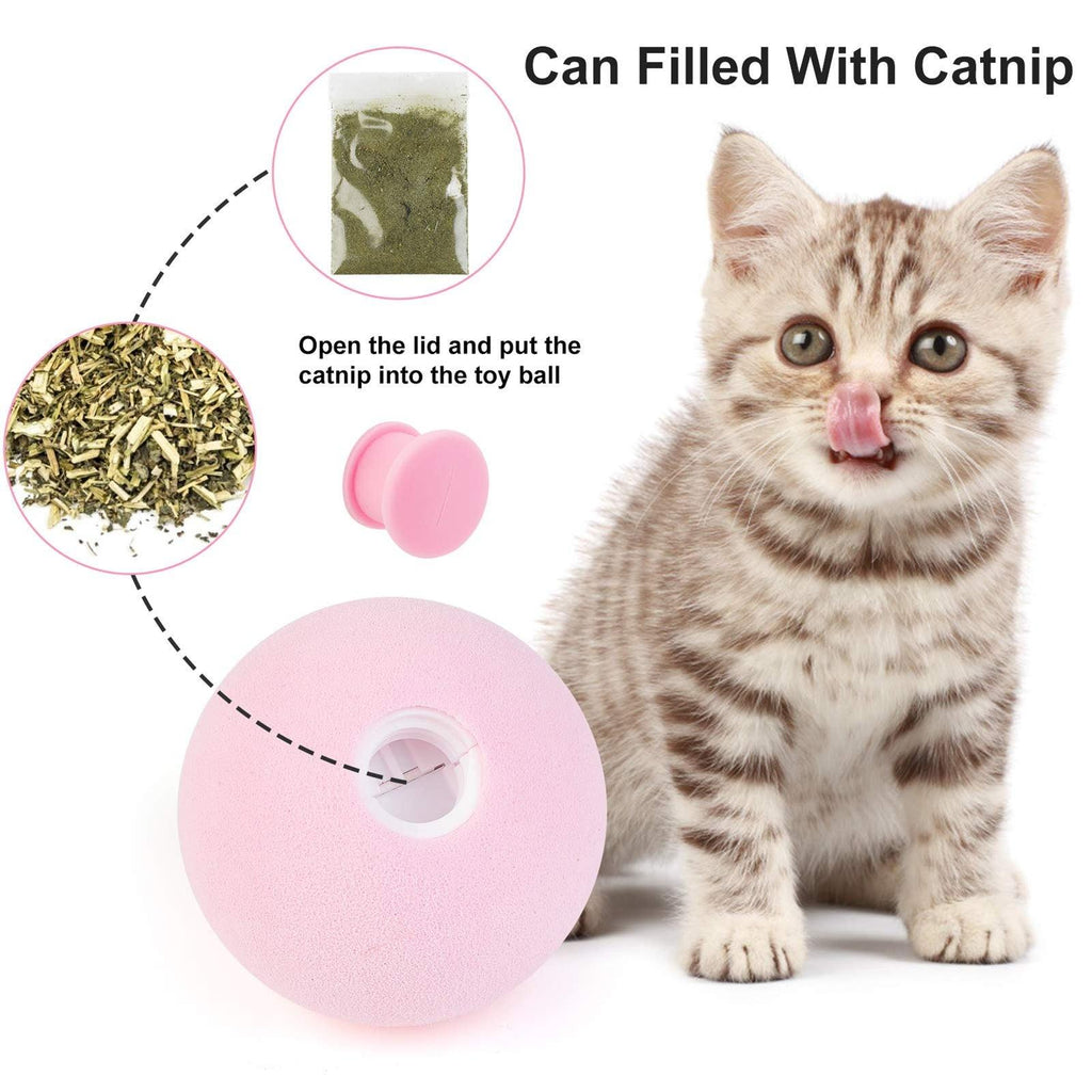 Interactive Chirping Catnip Balls
