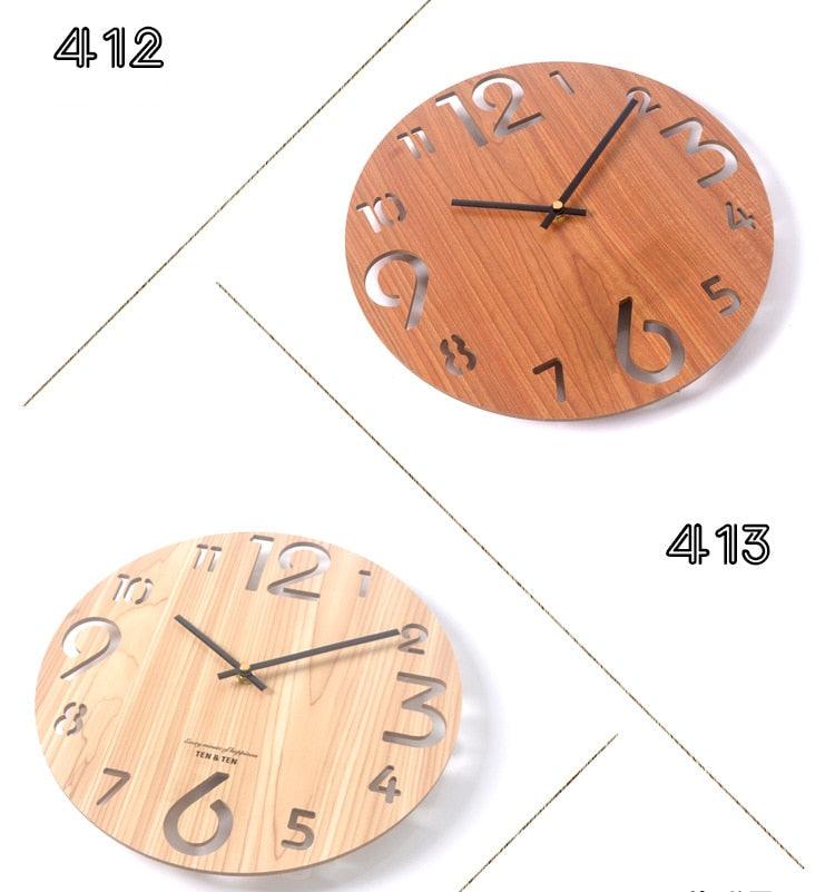 12" Wooden Wall Clock
