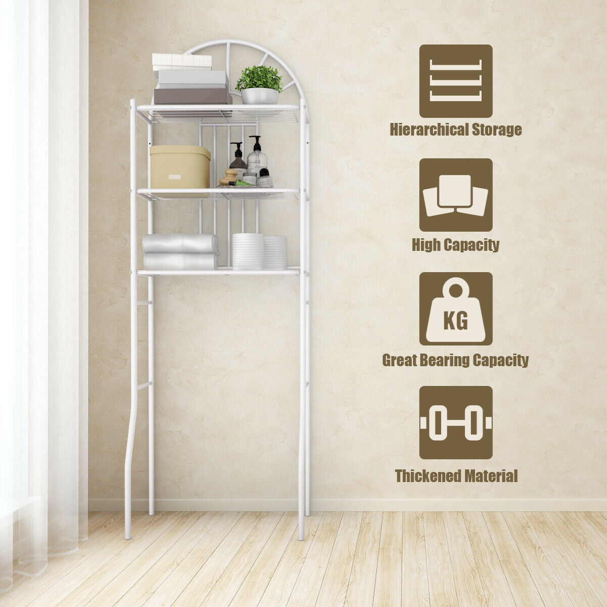 3-Tier Bathroom Rack