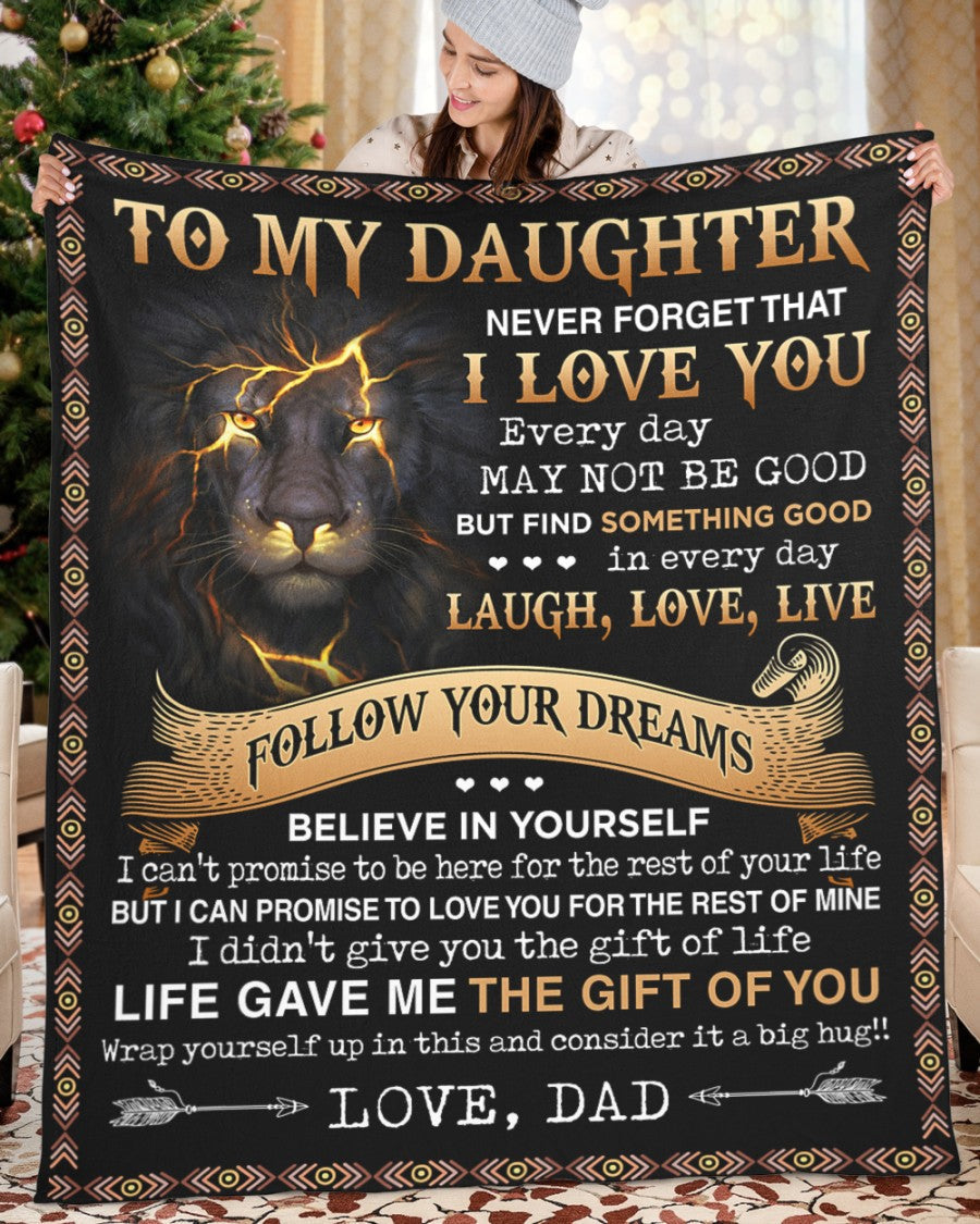 Daughter Blanket - From Dad