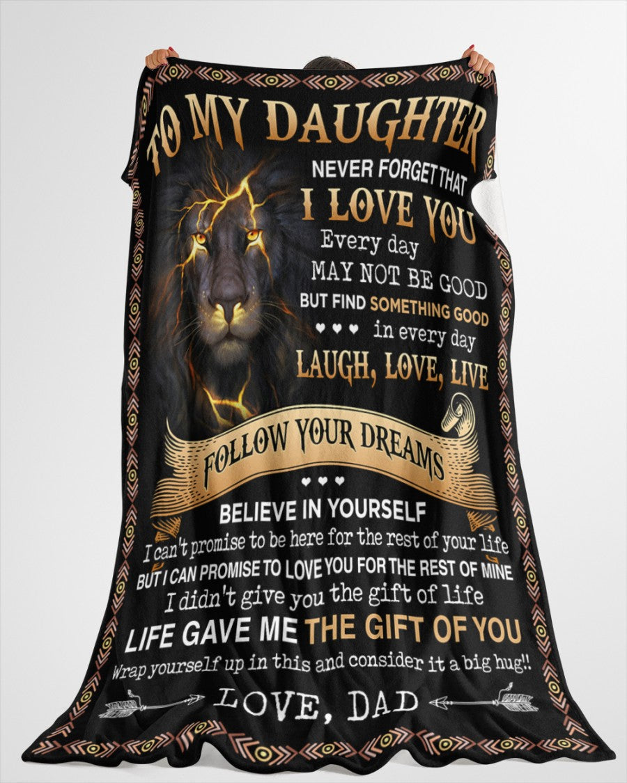 Daughter Blanket - From Dad