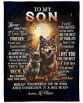 Son Blanket - From Mom