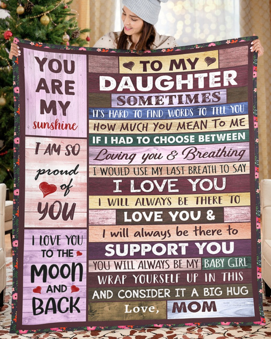 Daughter Blanket - From Mom