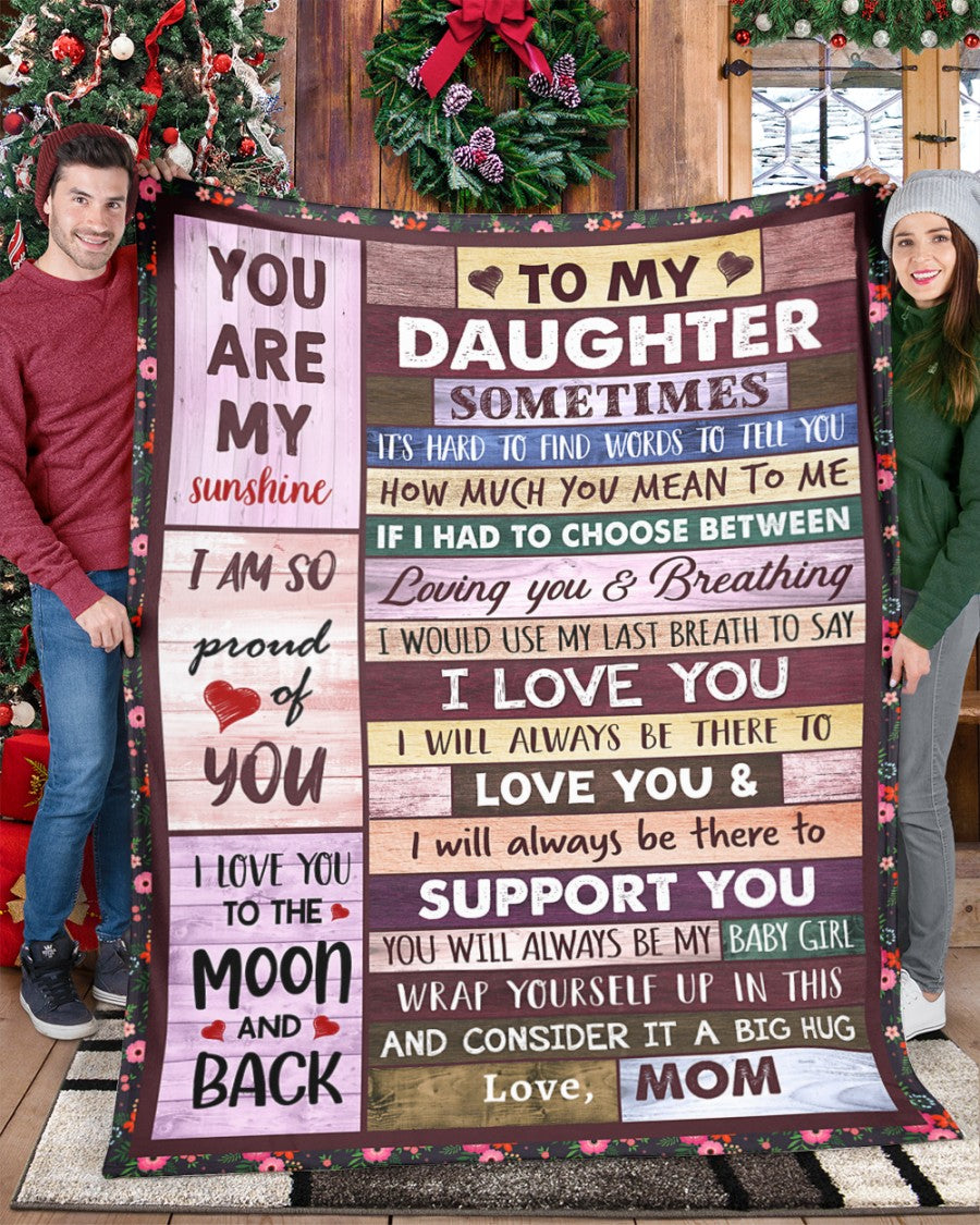 Daughter Blanket - From Mom
