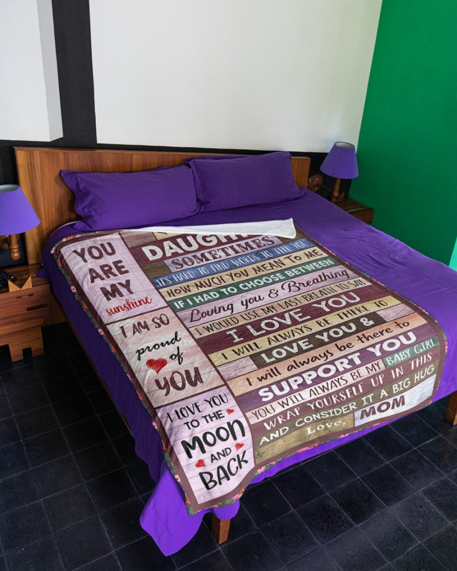 Daughter Blanket - From Mom