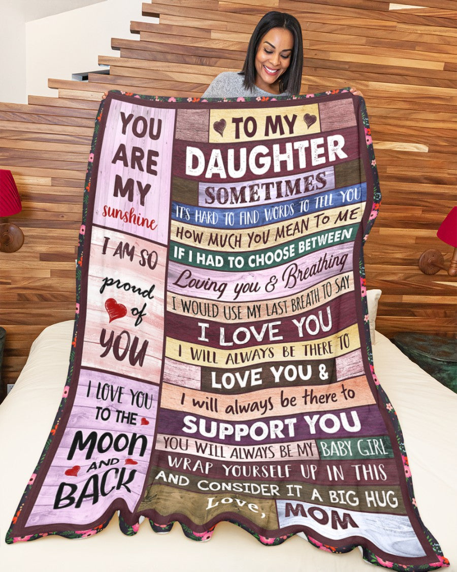 Daughter Blanket - From Mom