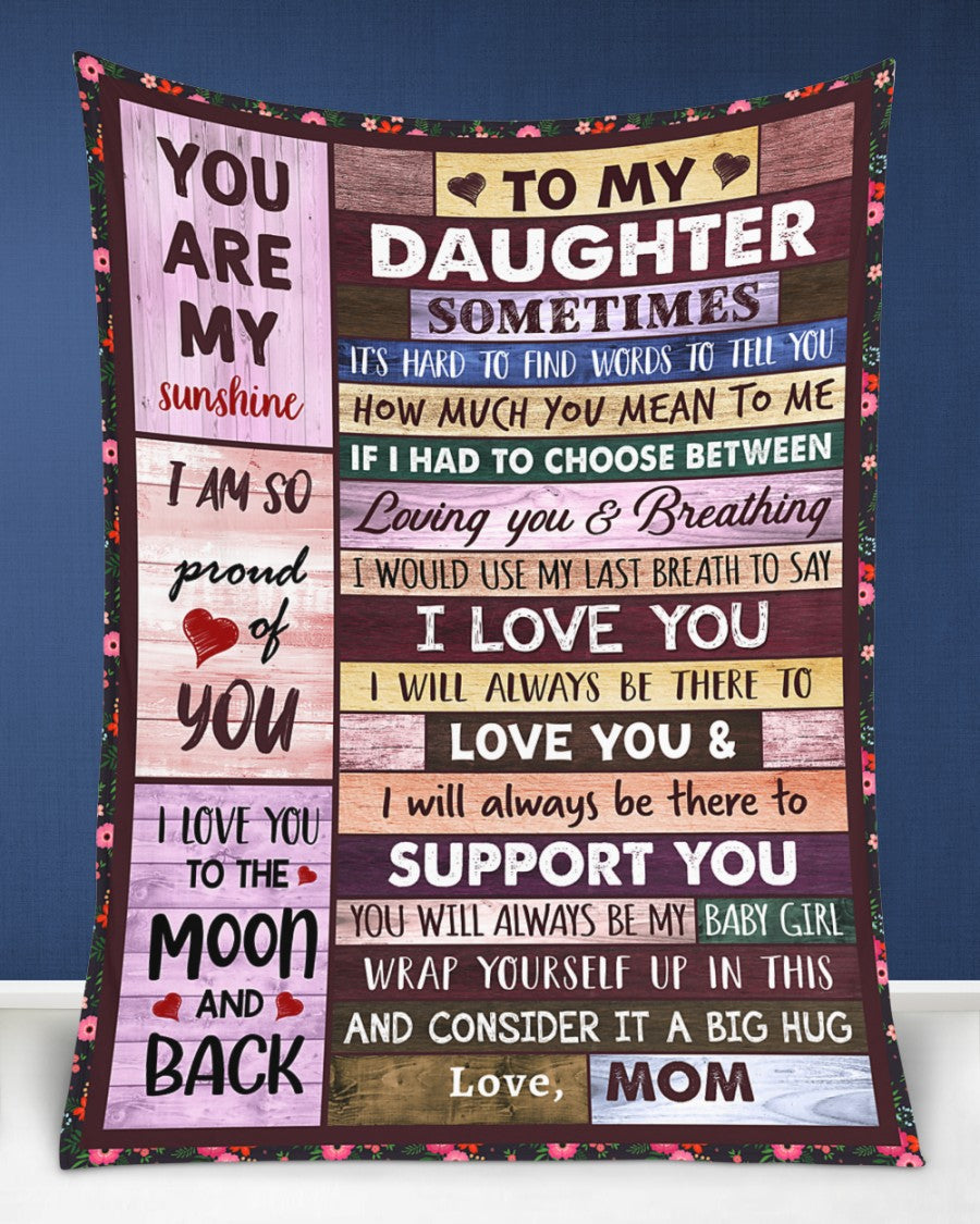 Daughter Blanket - From Mom