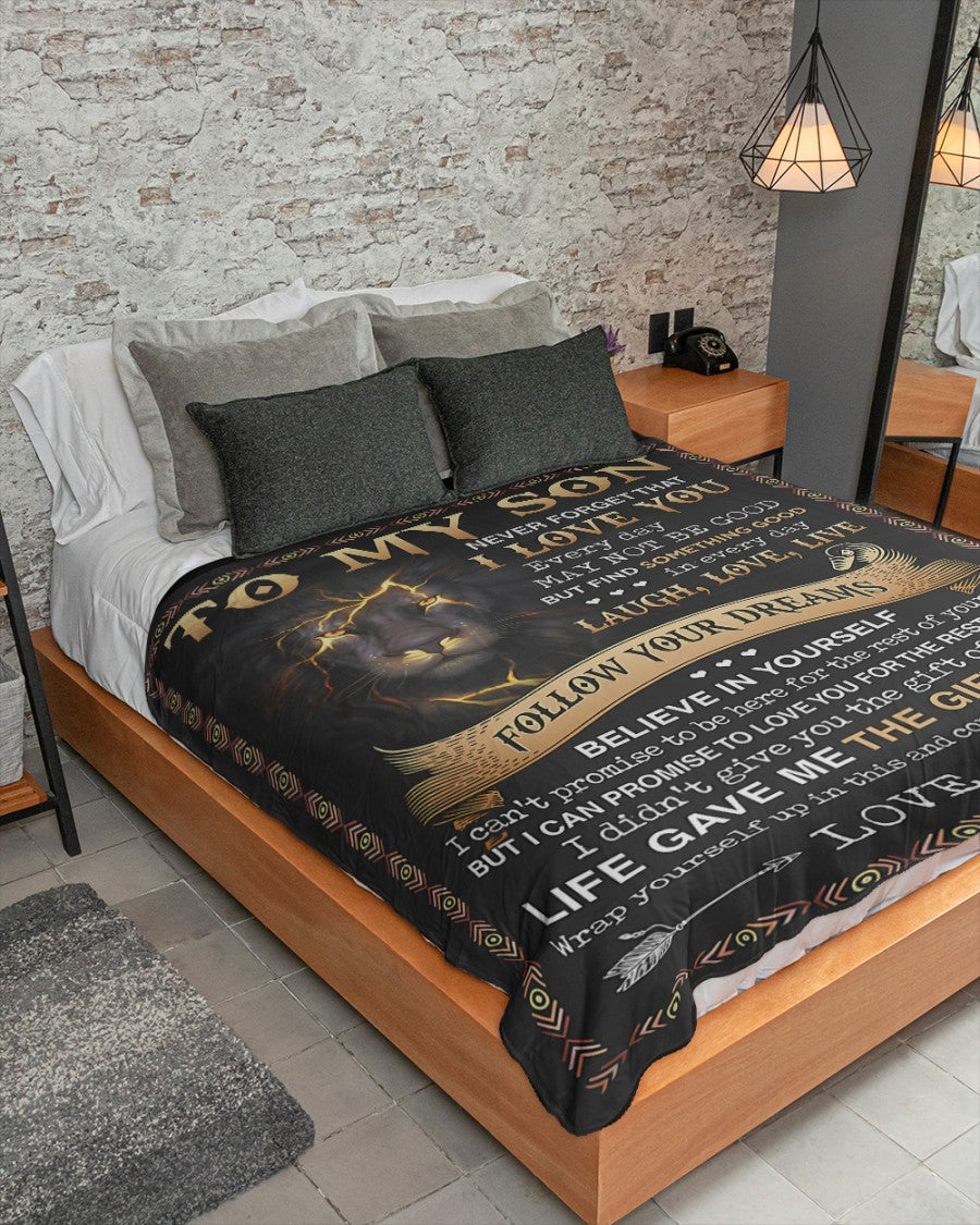 Son Blanket - From Mom