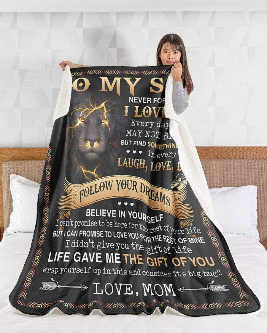 Son Blanket - From Mom
