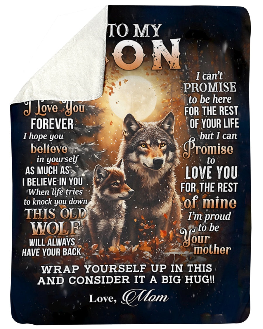 Son Blanket - From Mom
