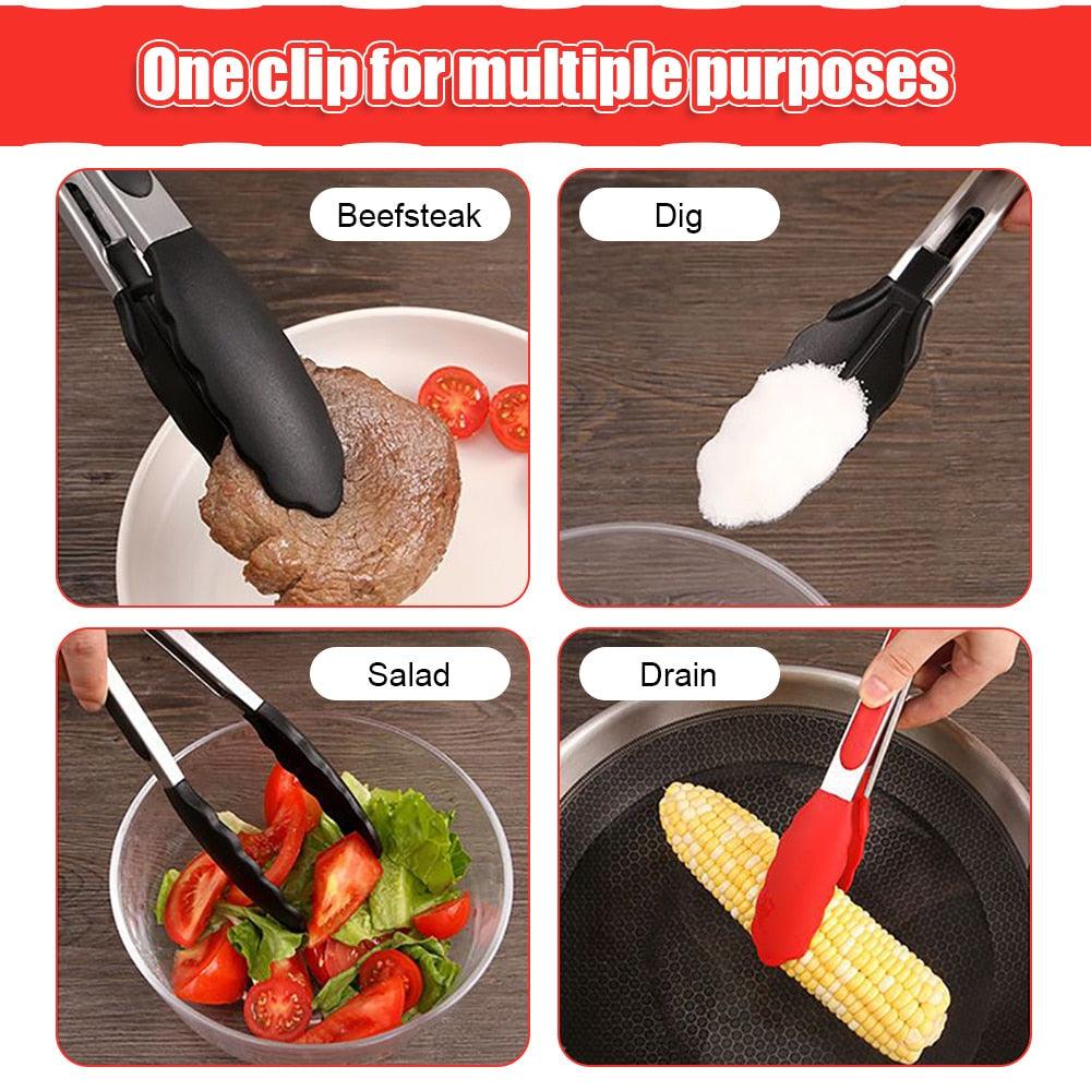 Silicone Grilling/Serving Tong