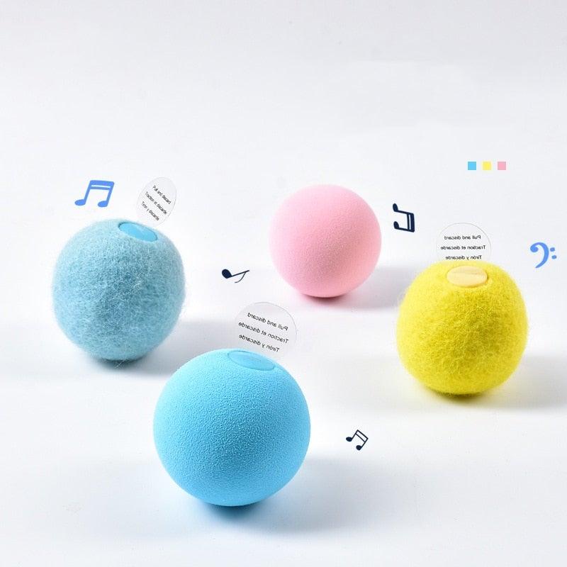 Interactive Chirping Catnip Balls