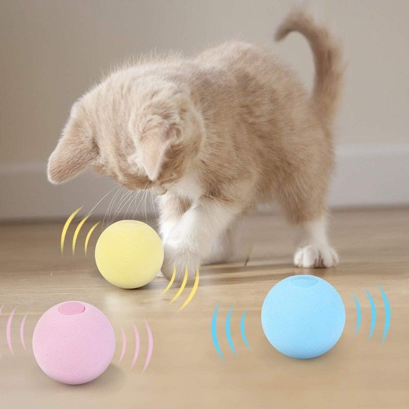 Interactive Chirping Catnip Balls