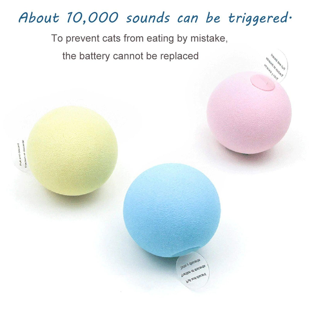 Interactive Chirping Catnip Balls