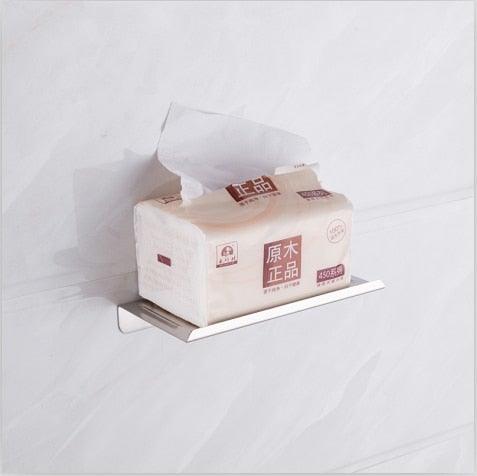 Toilet Paper Holder + Shelf