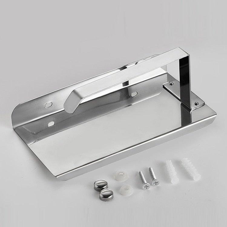 Toilet Paper Holder + Shelf