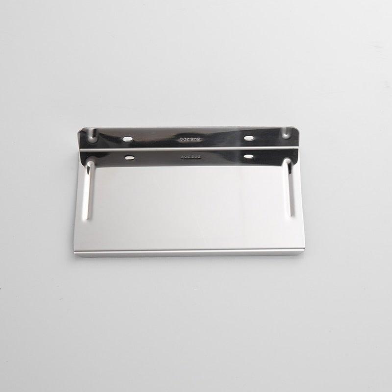 Toilet Paper Holder + Shelf