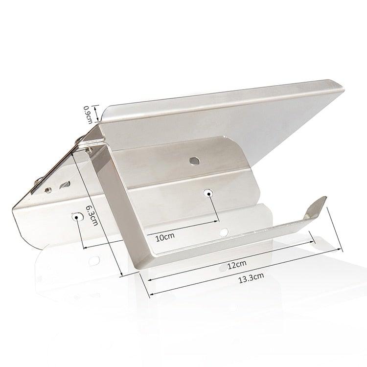 Toilet Paper Holder + Shelf