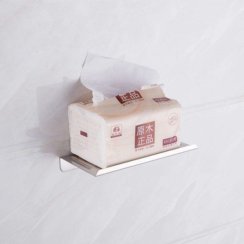 Toilet Paper Holder + Shelf