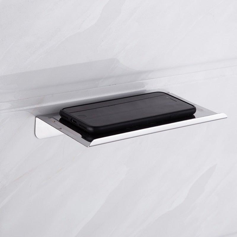 Toilet Paper Holder + Shelf