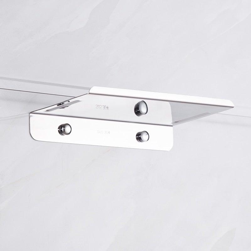 Toilet Paper Holder + Shelf