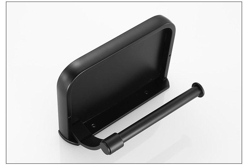 Toilet Paper Holder + Shelf