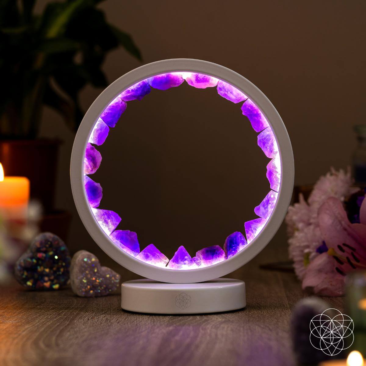 Amethyst Healing Lamp
