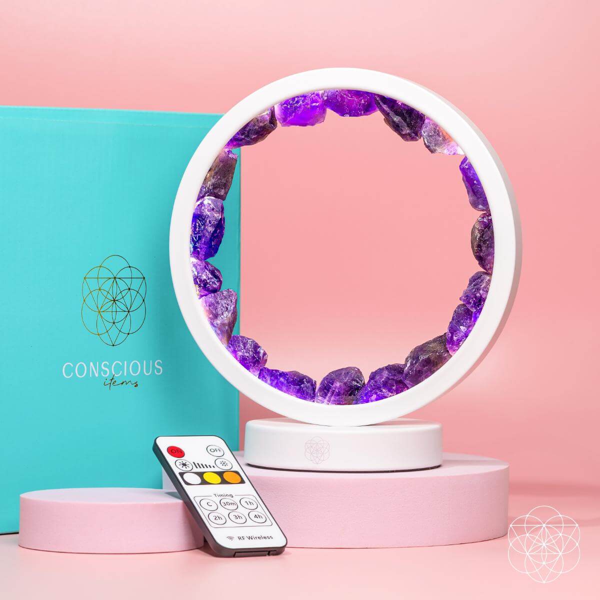 Amethyst Healing Lamp