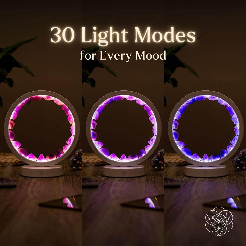 Amethyst Healing Lamp