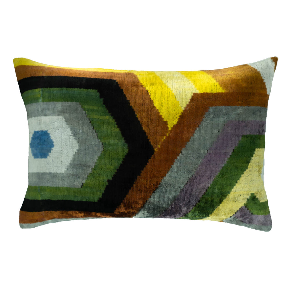 Silk Velvet Throw Pillow Cover, 16 x 24