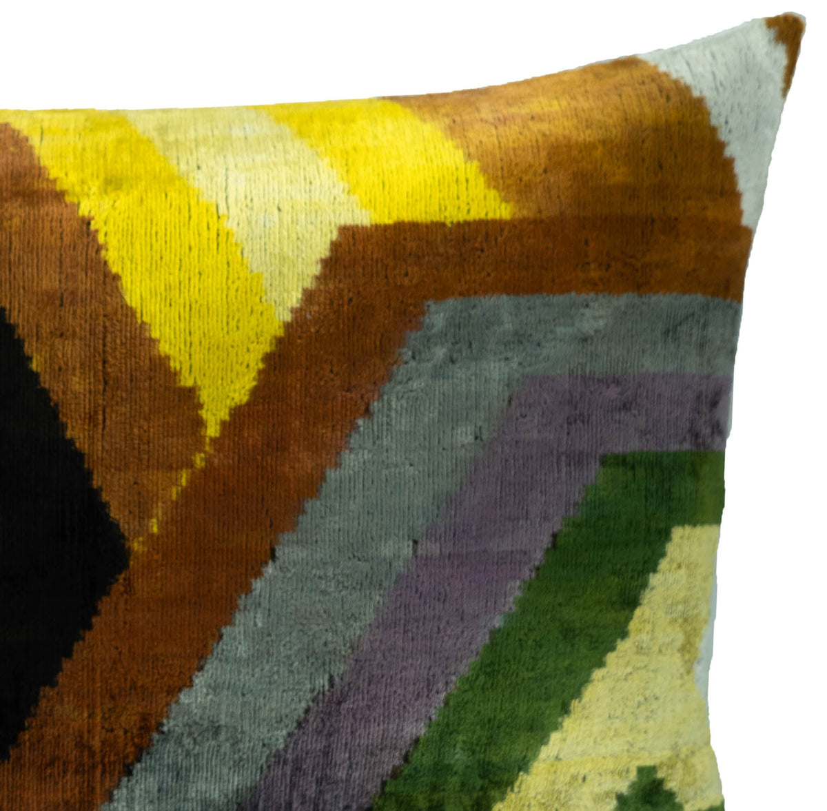 Silk Velvet Throw Pillow Cover, 16 x 24