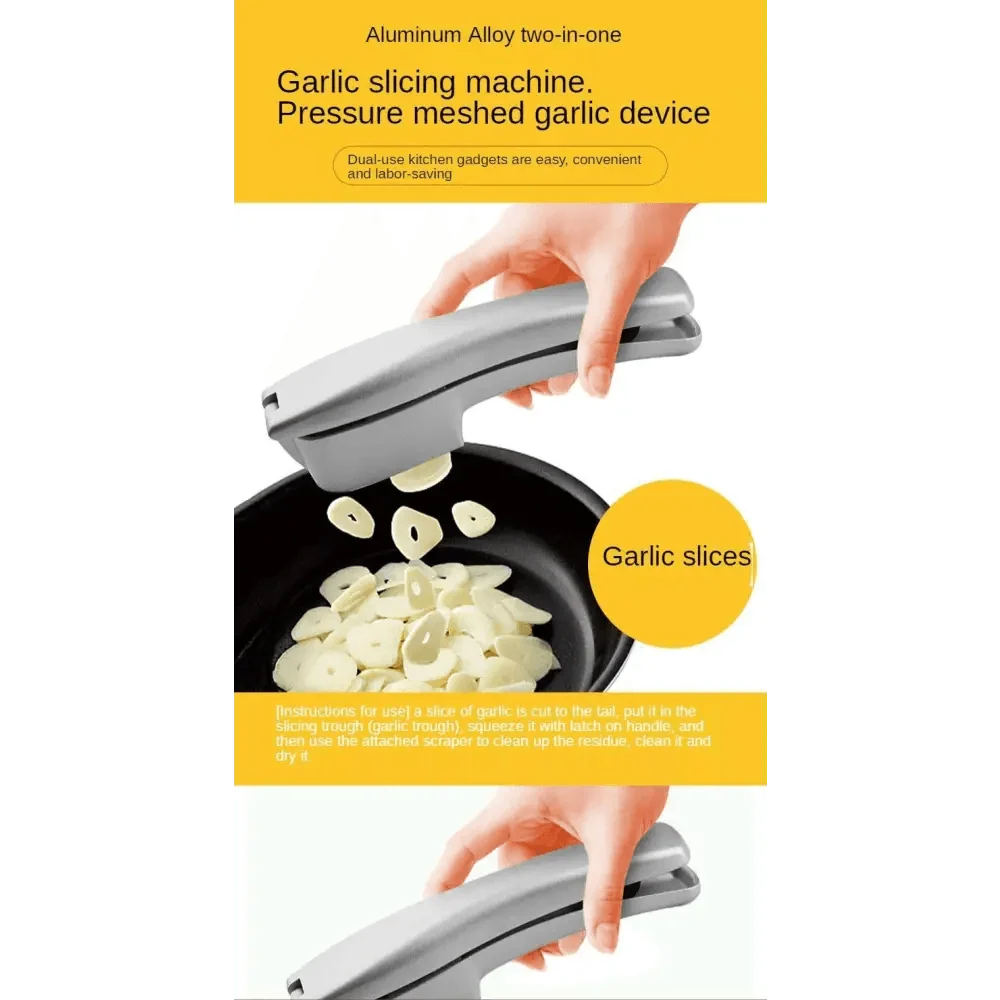 Manual Garlic Press/Slicer