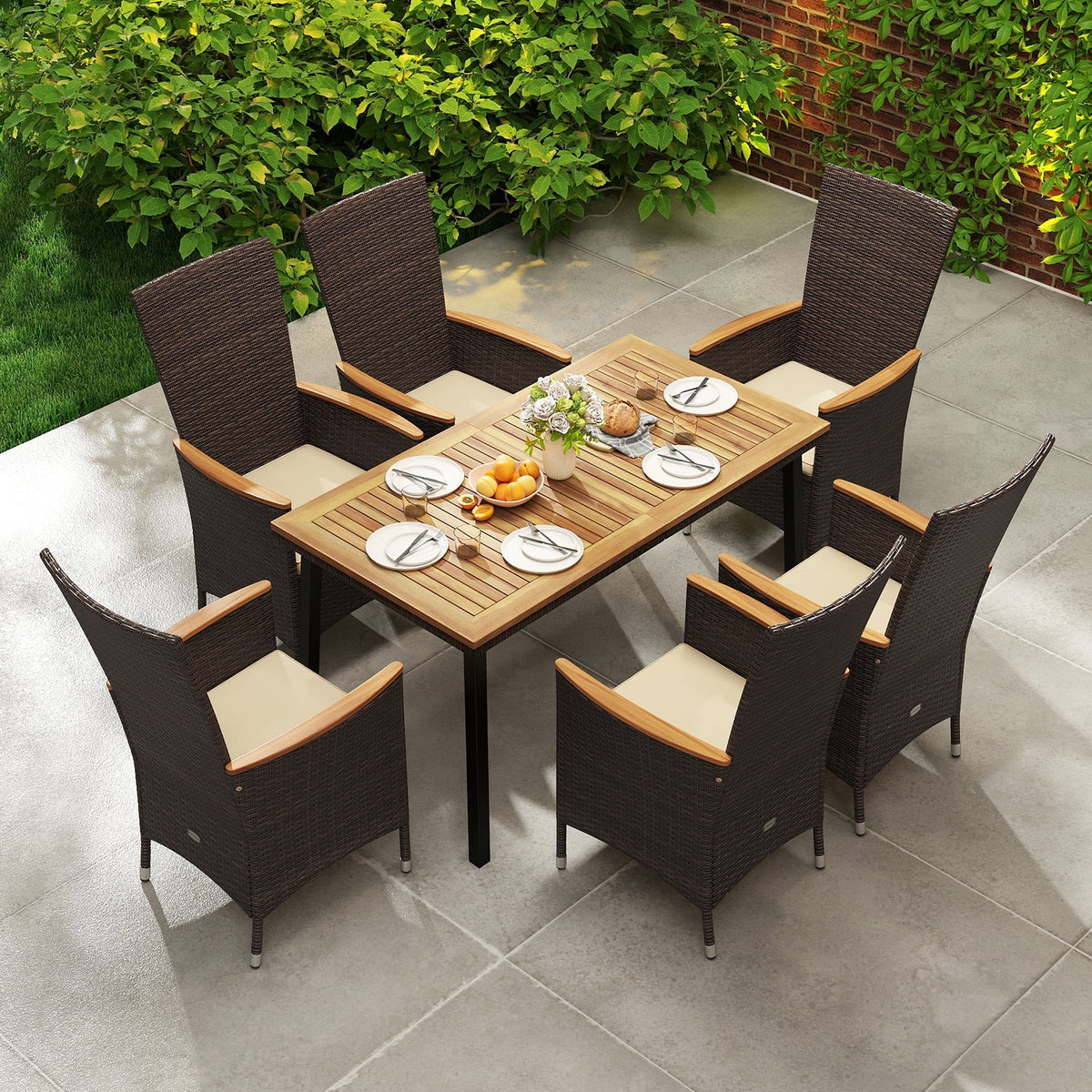 Outdoor Dining Set- 6 Person