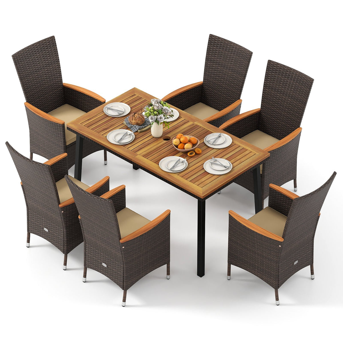 Outdoor Dining Set- 6 Person