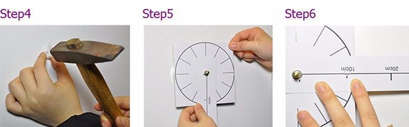 Large Roman Mirror Wall Clock