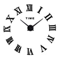 Large Roman Mirror Wall Clock