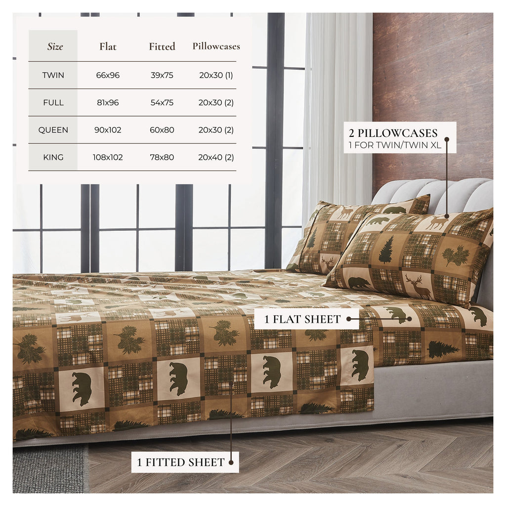 Lodge Printed Sheet Set
