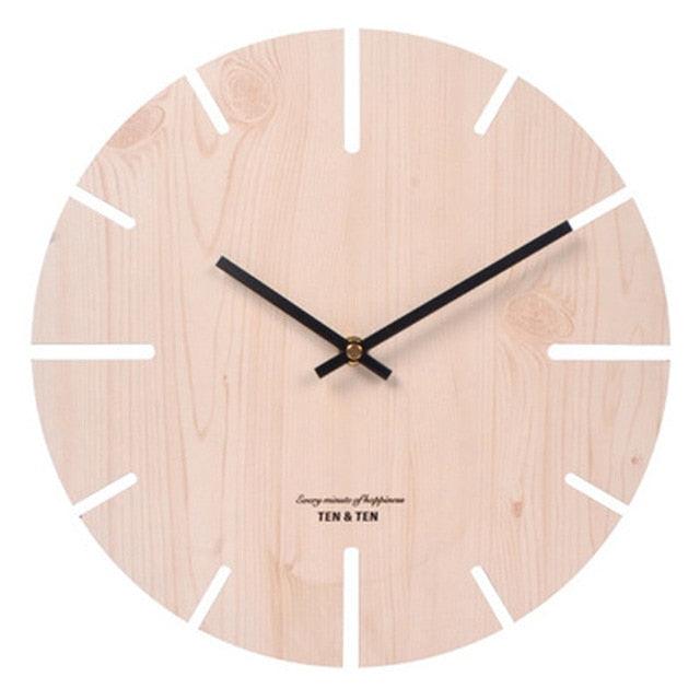 12" Wooden Wall Clock