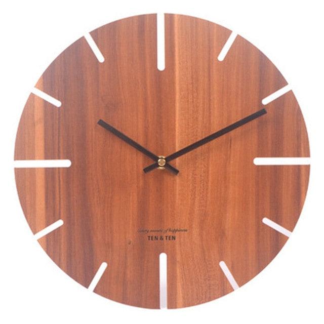 12" Wooden Wall Clock